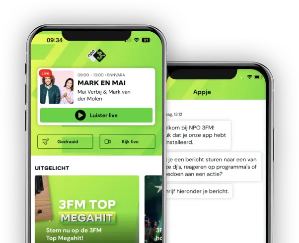 Download nu de 3FM app!